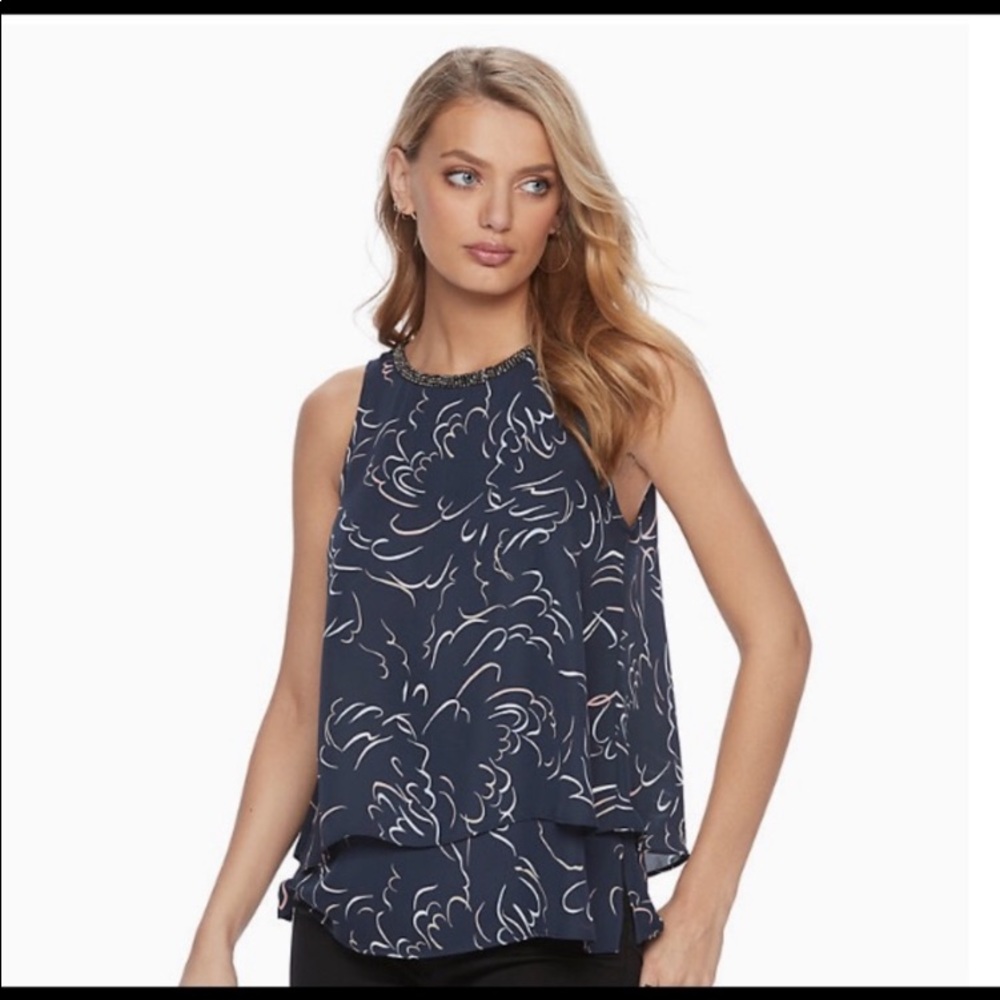 Juicy Couture Desert Blues Layered Tank